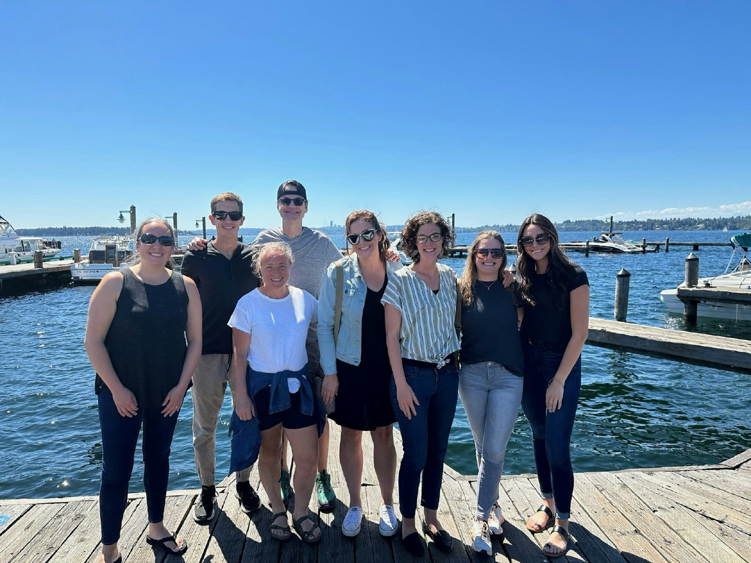 Enjoying Lake Washington after a team meeting - 8/2023.