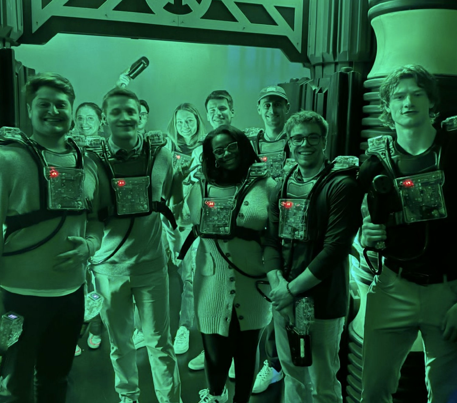 We love our culture events that bring us together outside the office—like this epic laser tag showdown!