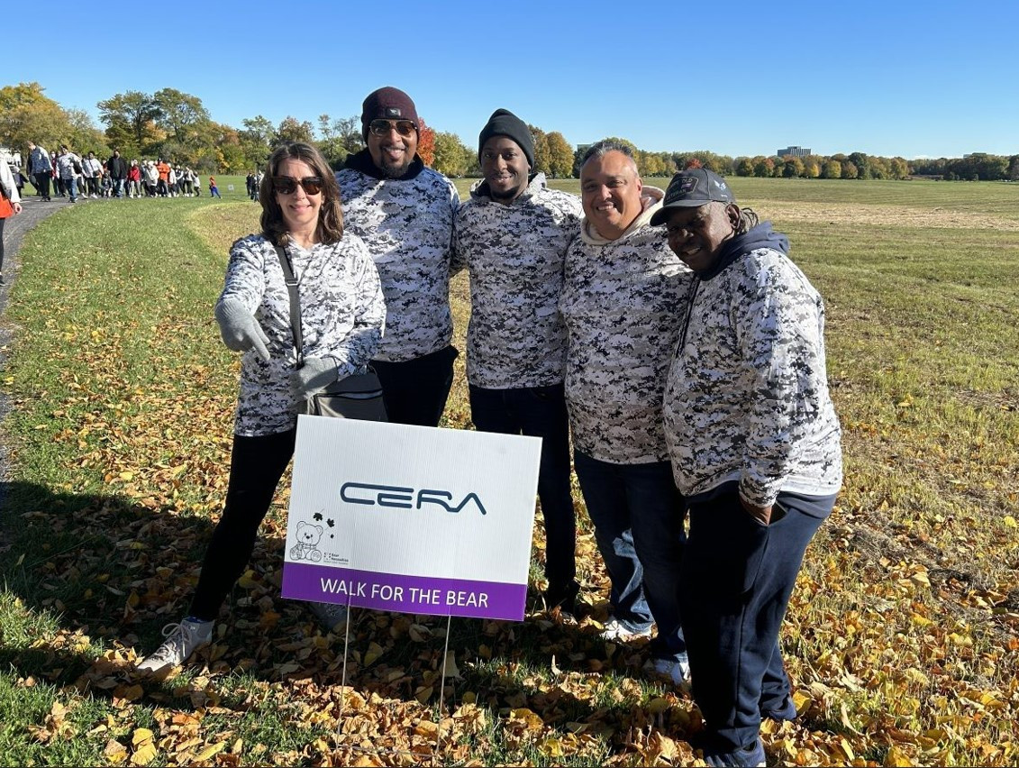 Walk for Bear - Fundraiser for Pediatric Cancer. CERA fielded a team of walkers and was a sponsor of the event. 