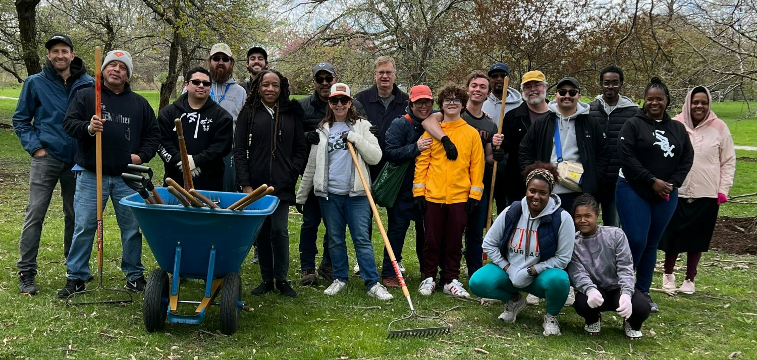 Corporate Responsibility and Team Building Event - Earth Day Park Cleanup with Chicago Park District. 