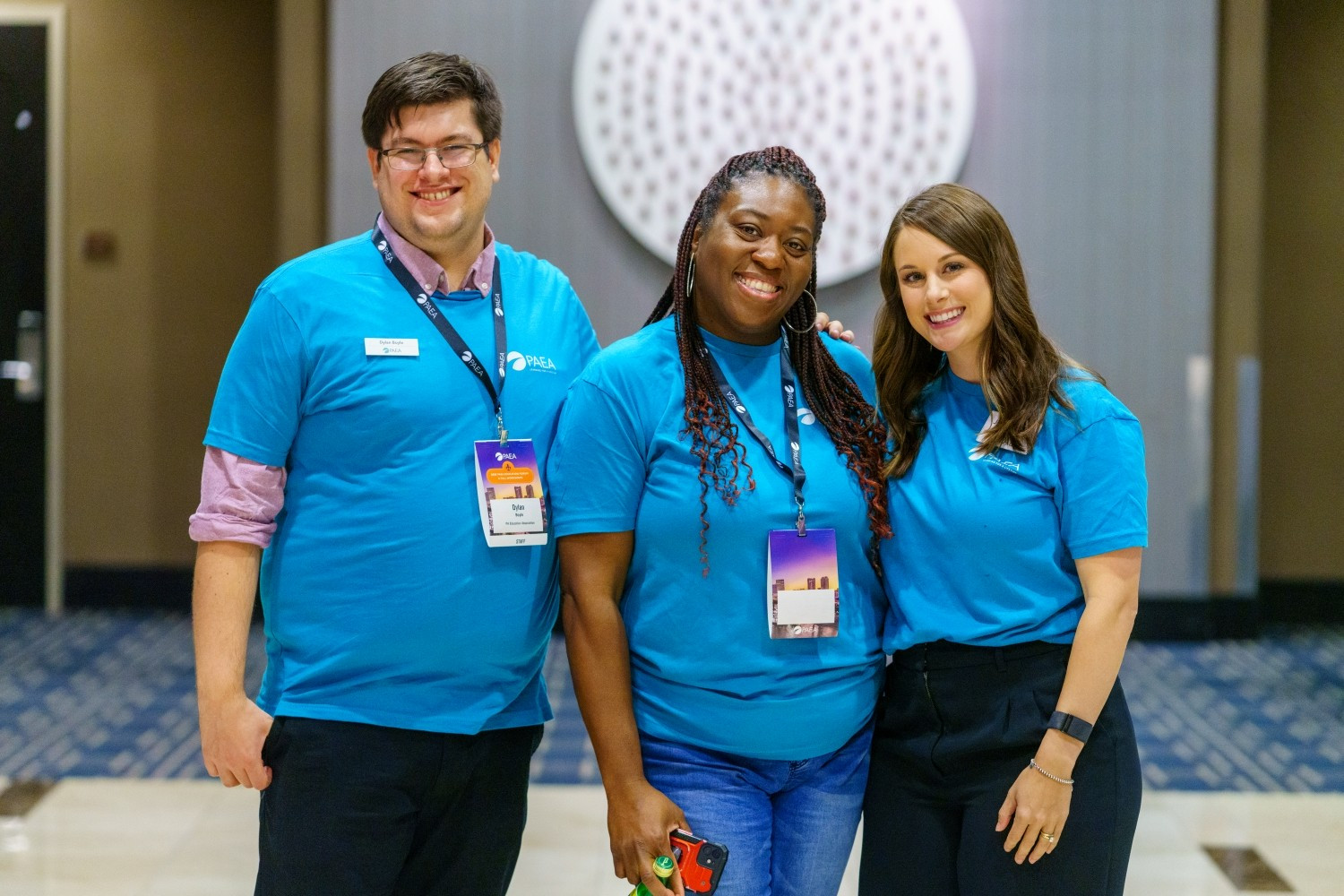 Member Experience team members, Dylan Boyle, Chiquita Carey, Joslyn Hanna at our annual education forum