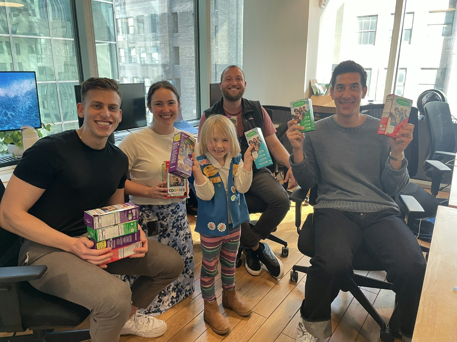 A special cookie delivery at our New York office hub