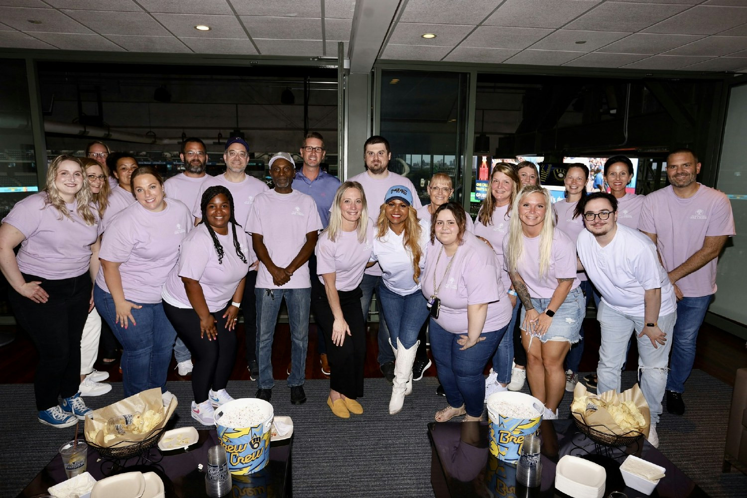 Brewers Game with executives and our Oak Creek Family!