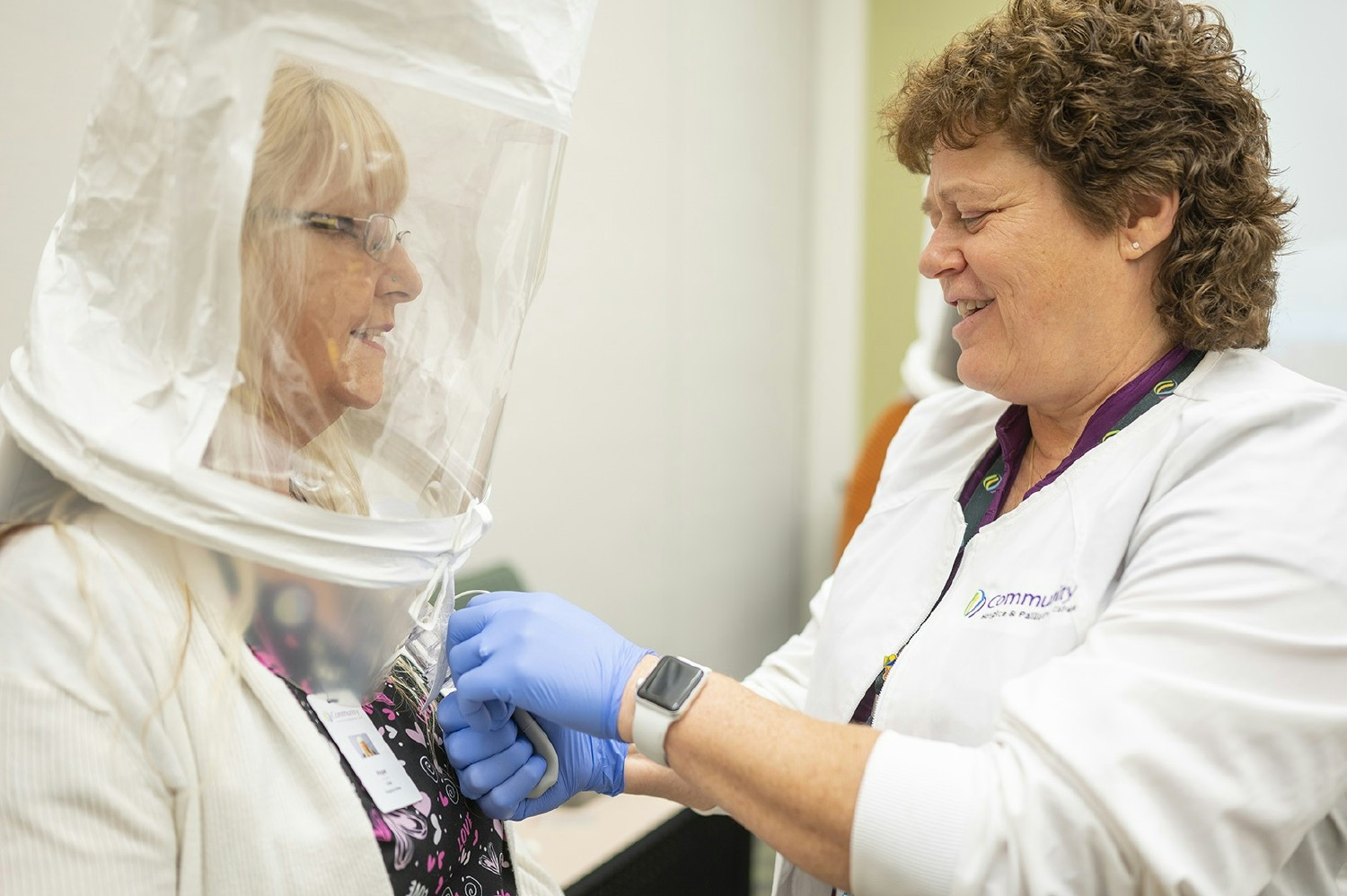 New employee at clinical orientation; a comprehensive program ensuring our staff are ready to provide exceptional care. 