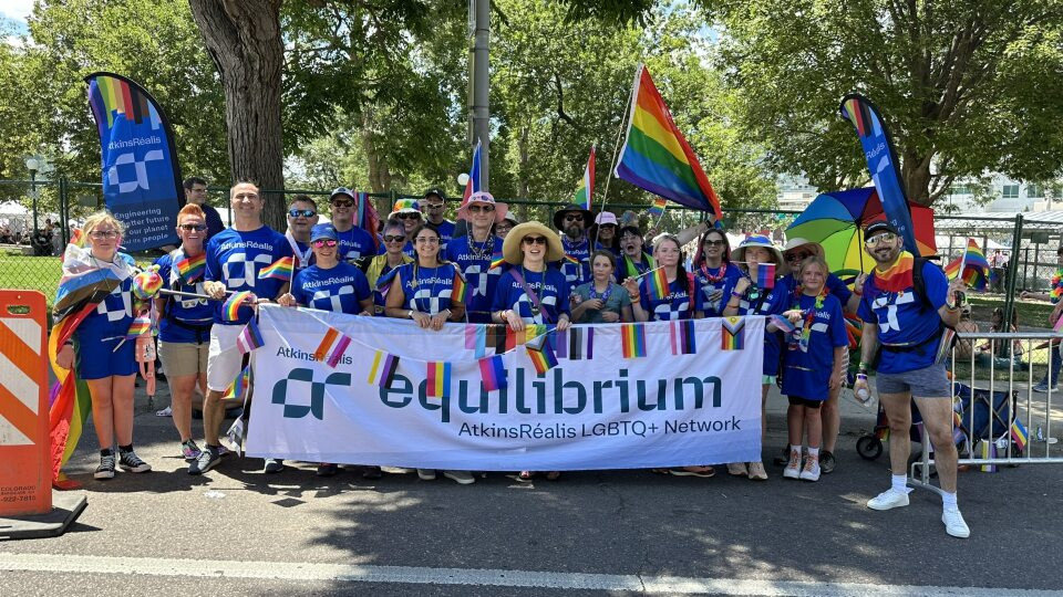 Our LGBTQ+ Employee Resource Group, Equilibrium, marched in the Pride Parade in Denver, Colorado.