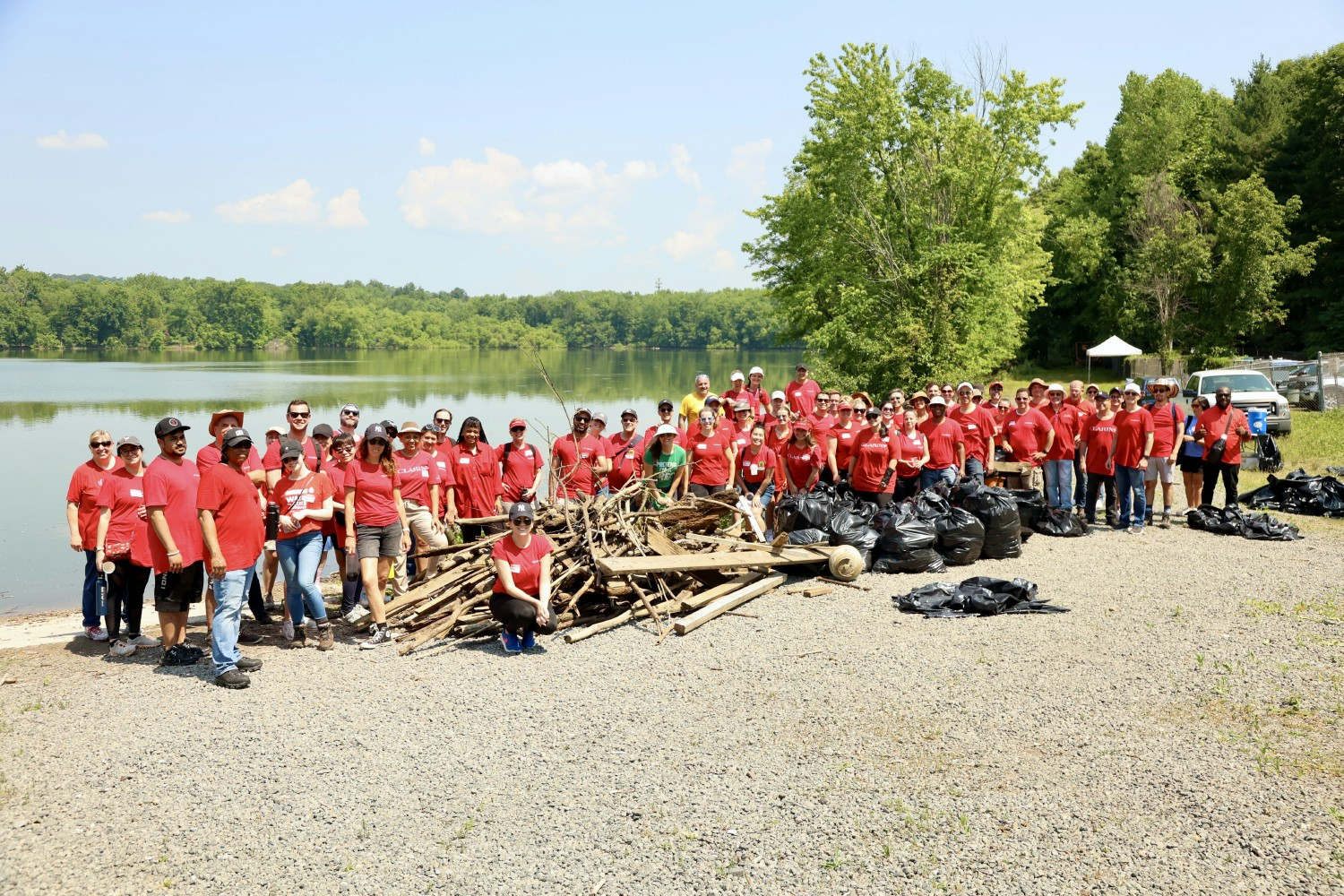 Clarins We Care River Clean Up Event, July 2024