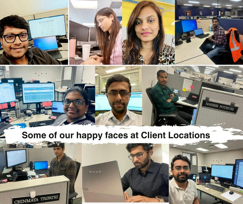 Glowing faces light up client sites, radiating our commitment to excellence! 😊✨ #ClientSuccess