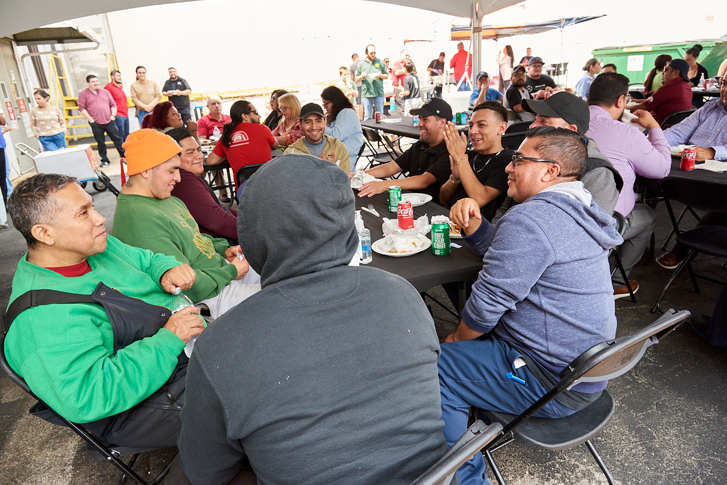 Tacos, laughter, and great company! Our employees enjoying a well deserved delicious taquiza for all their hard work. 