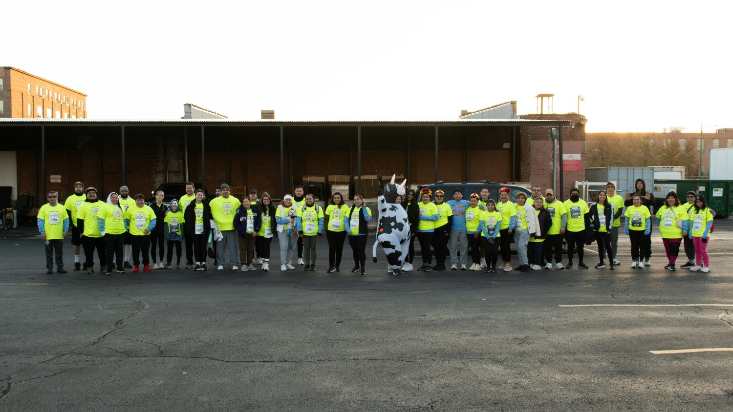 Our amazing team representing us at the Carrera de los Muertos 5k, a fundraiser supporting our local community. 