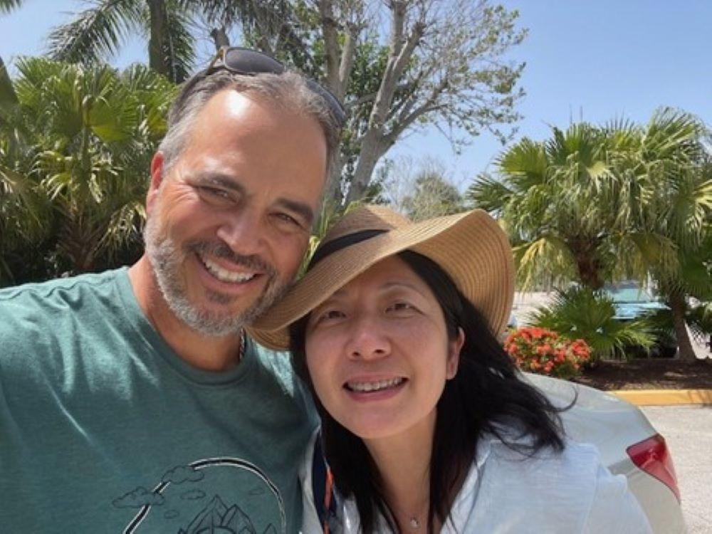 Dean & Lei got together in Florida. Always nice to get some quality time together outside of the office!