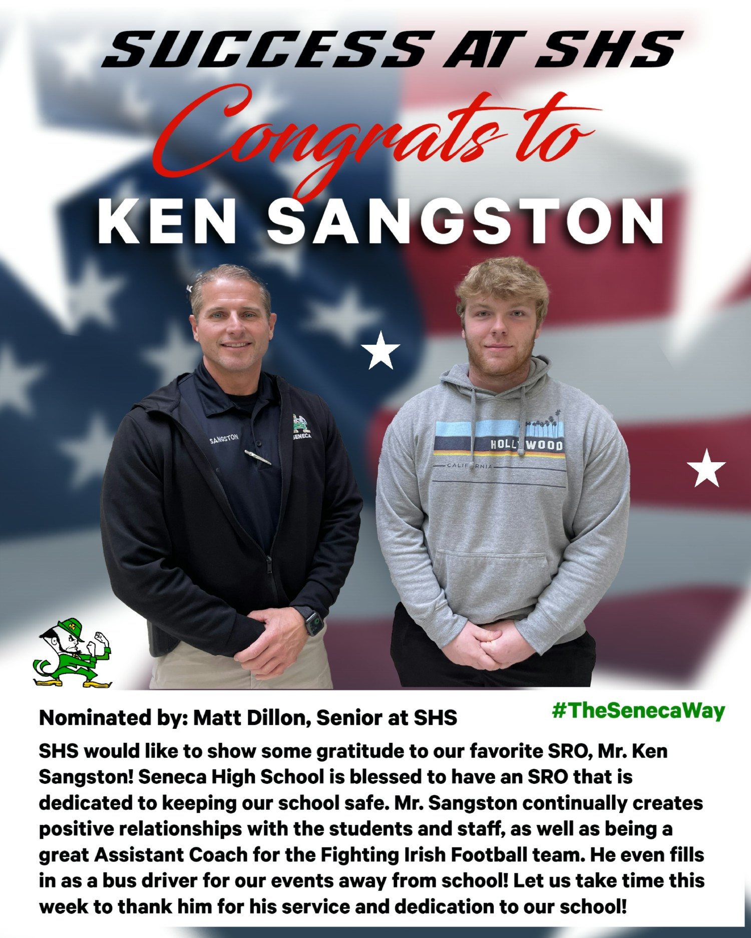 School Resource Officer Ken Sangston