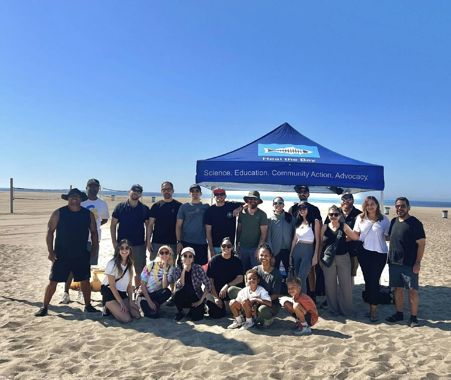 Heal The Bay beach clean up. 