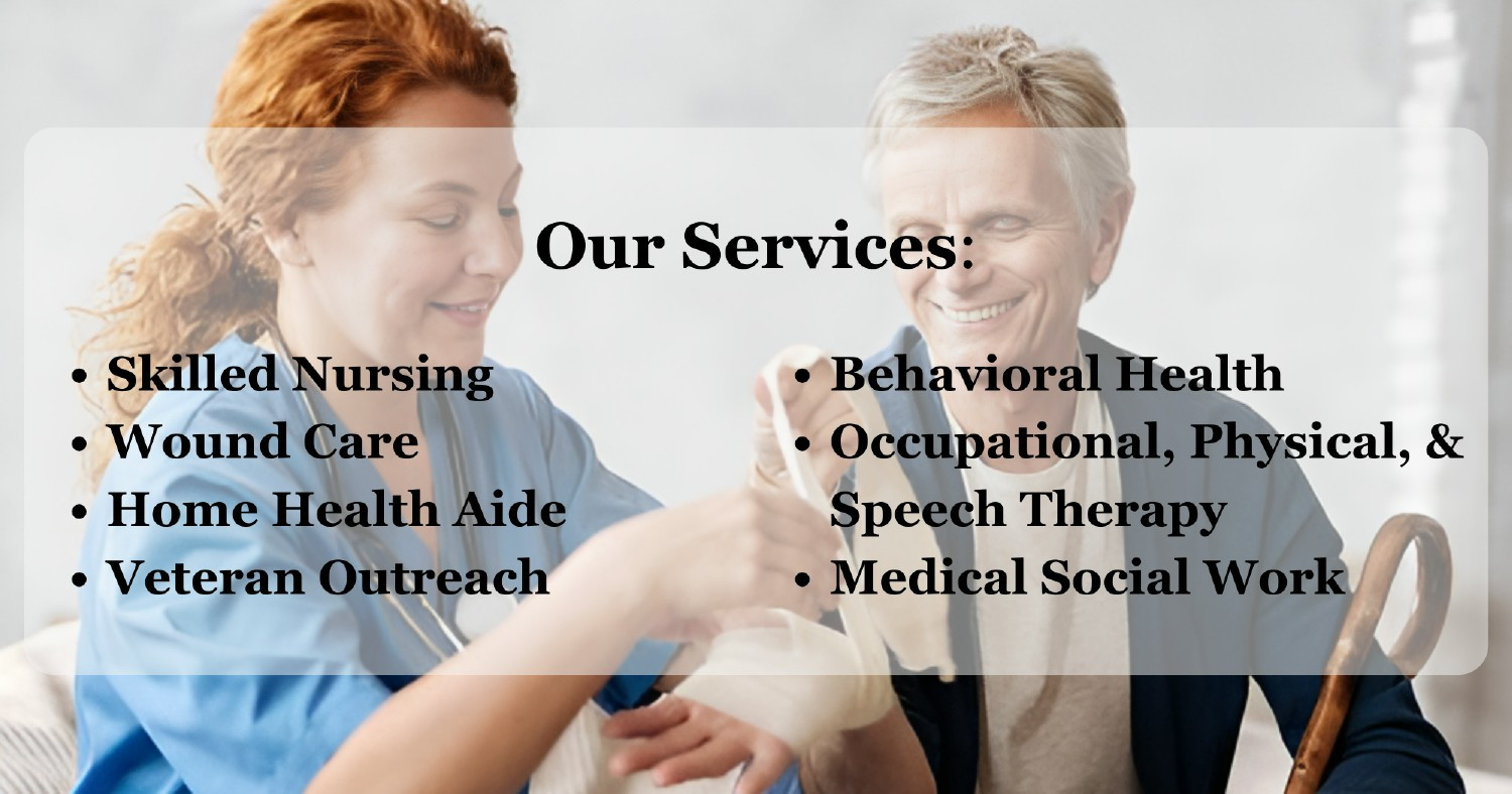 We provide access to hospital-quality services in the safety and comfort of your home. 