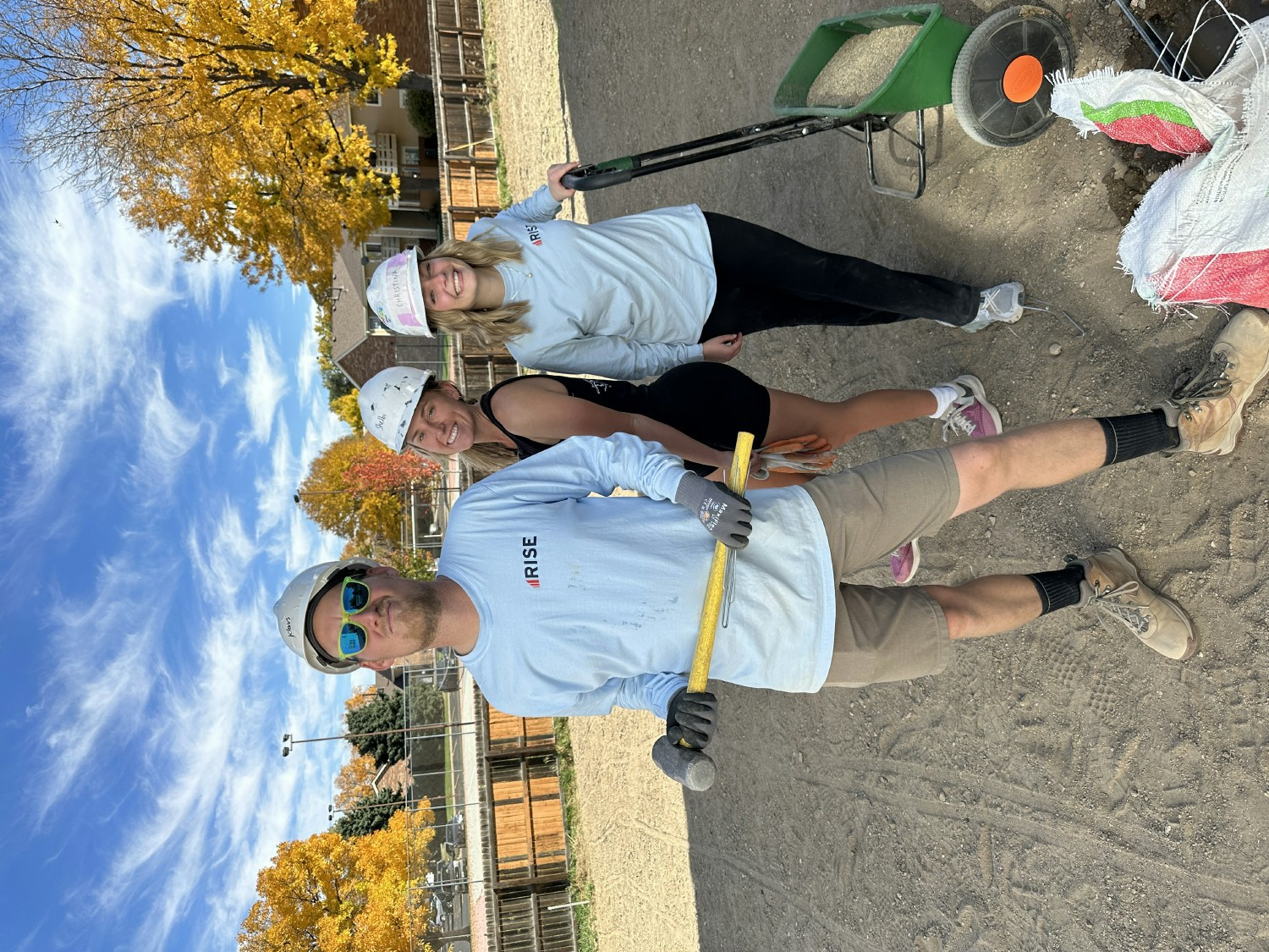 Building homes, building hope. Our team volunteering for Habitat For Humanity