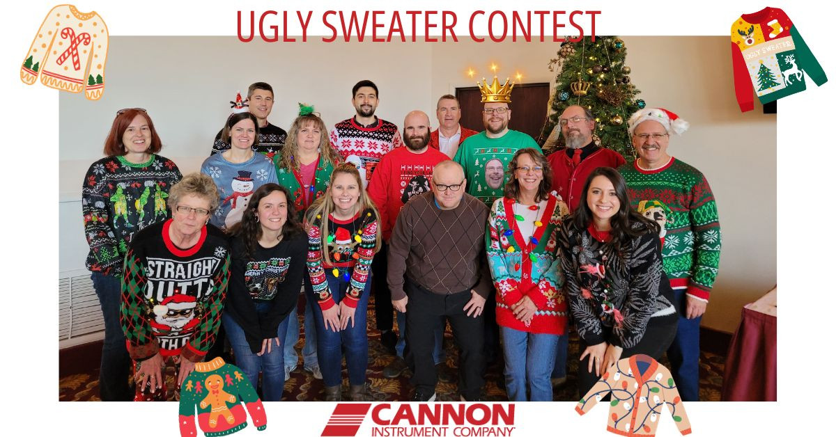 Ugly Sweater Contest at our annual Holiday Party