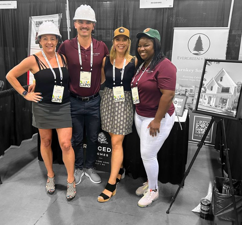 Some of our team at the Canopy Expo