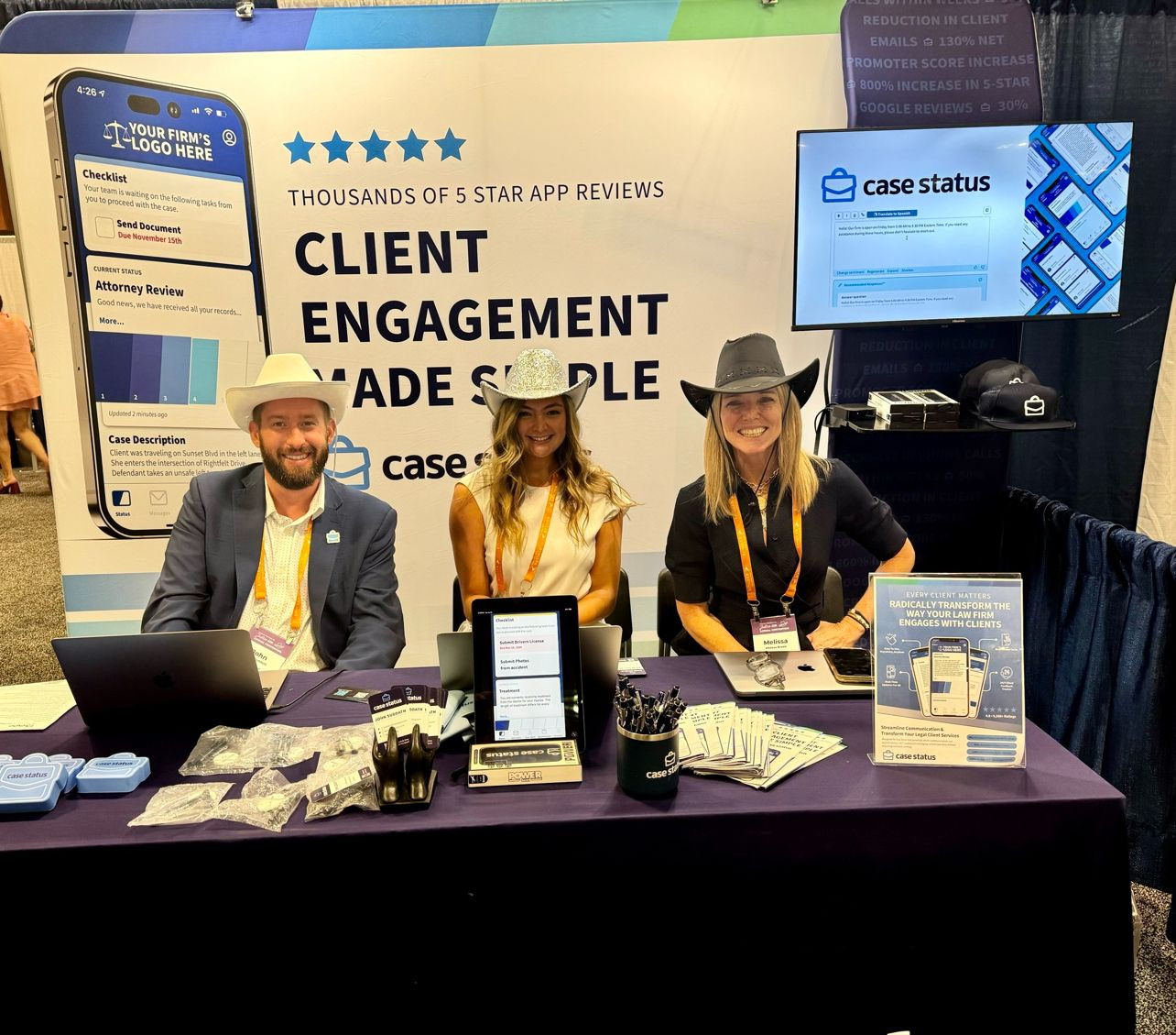 Sales Team at a Conference