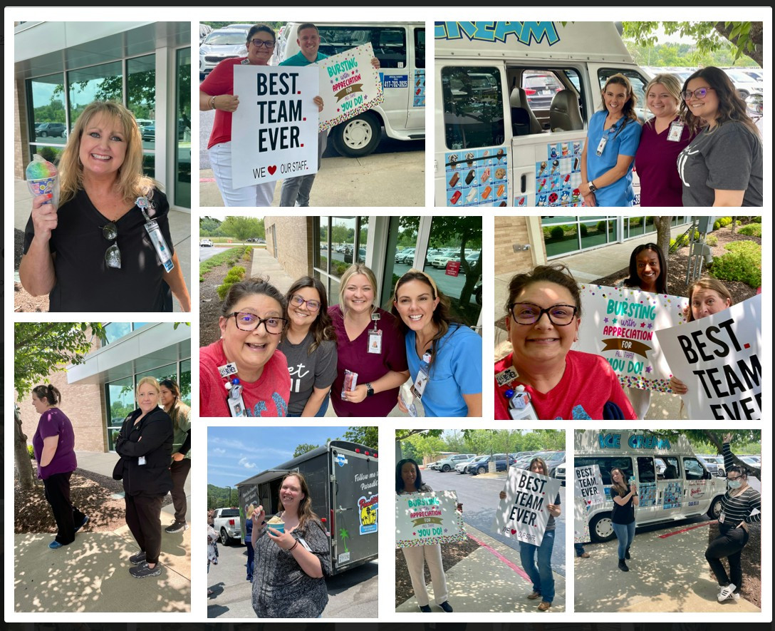 Employee appreciation day - ice cream!