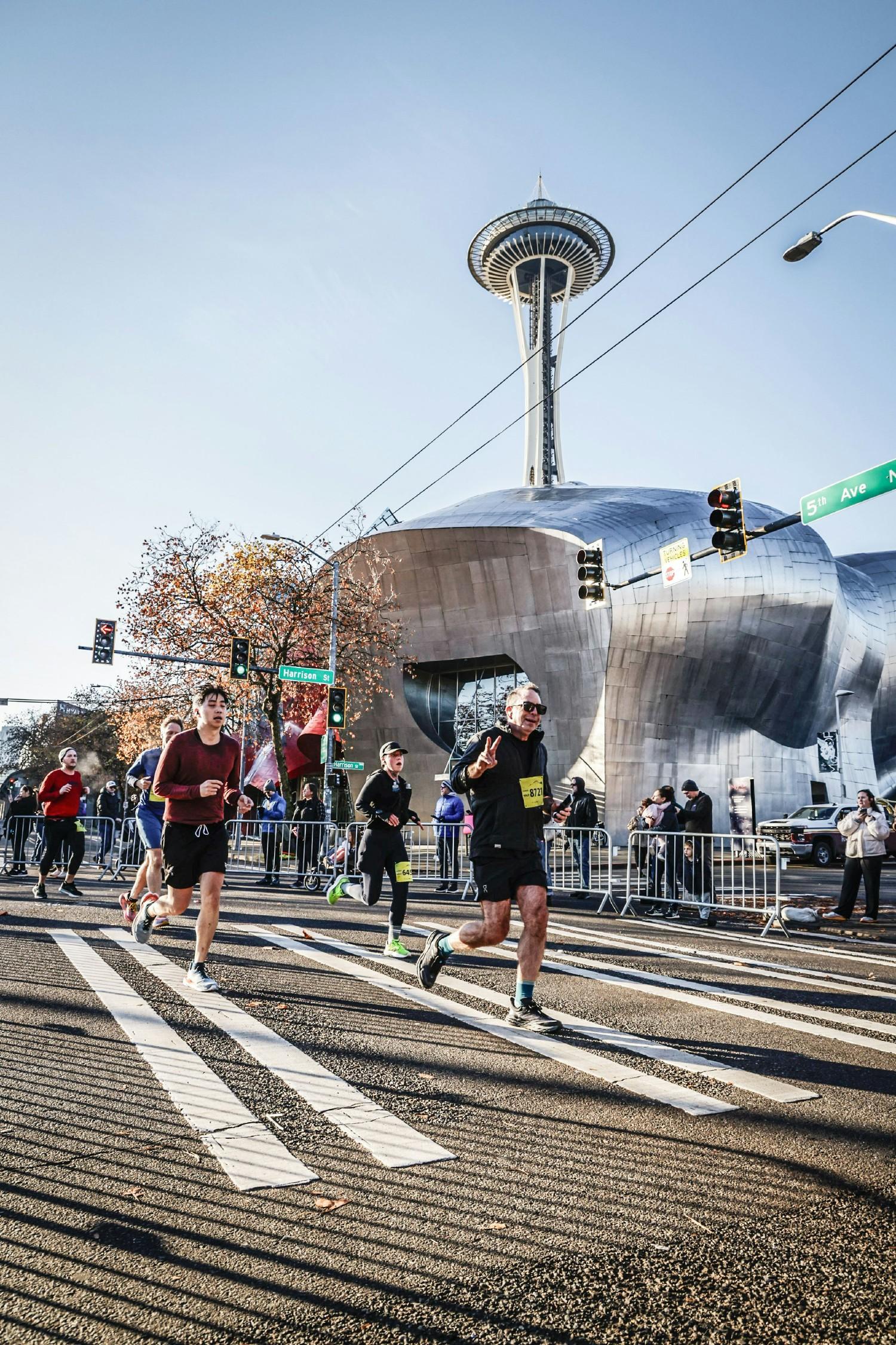 ISG sponsoring, supporting, and cheering on some of our runners in the Seattle marathon!