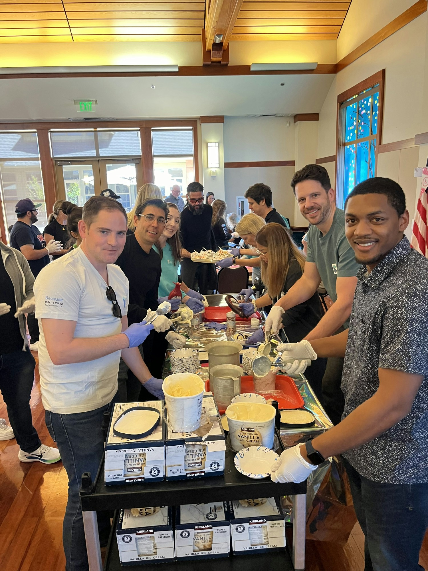 Volunteering at Mountain View Senior Center