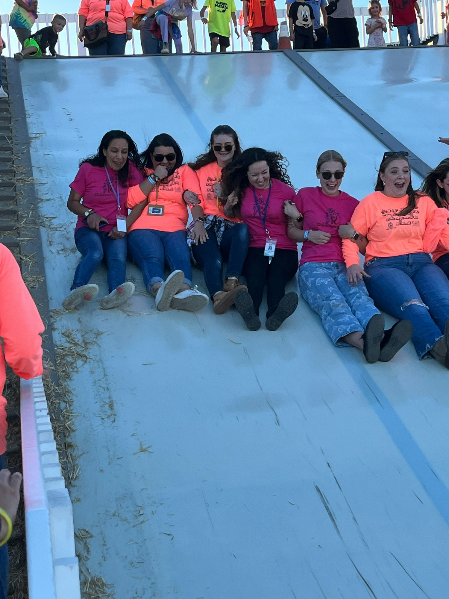 Check out our team sliding into fun! At DKZ, we build strong bonds and unstoppable teamwork, one adventure at a time!