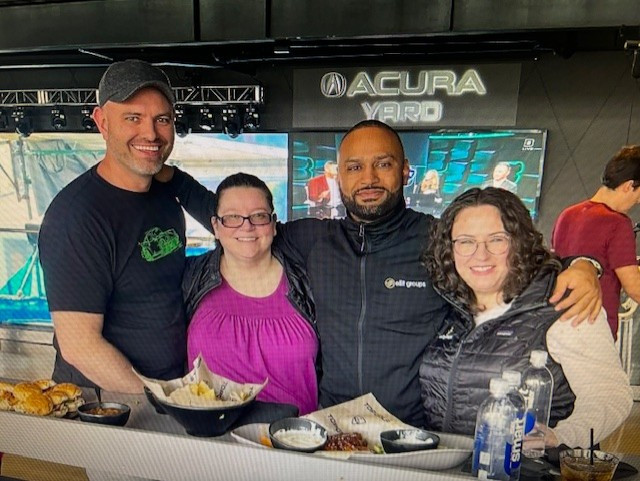 Fun time at Top Golf during the 2024 retreat.