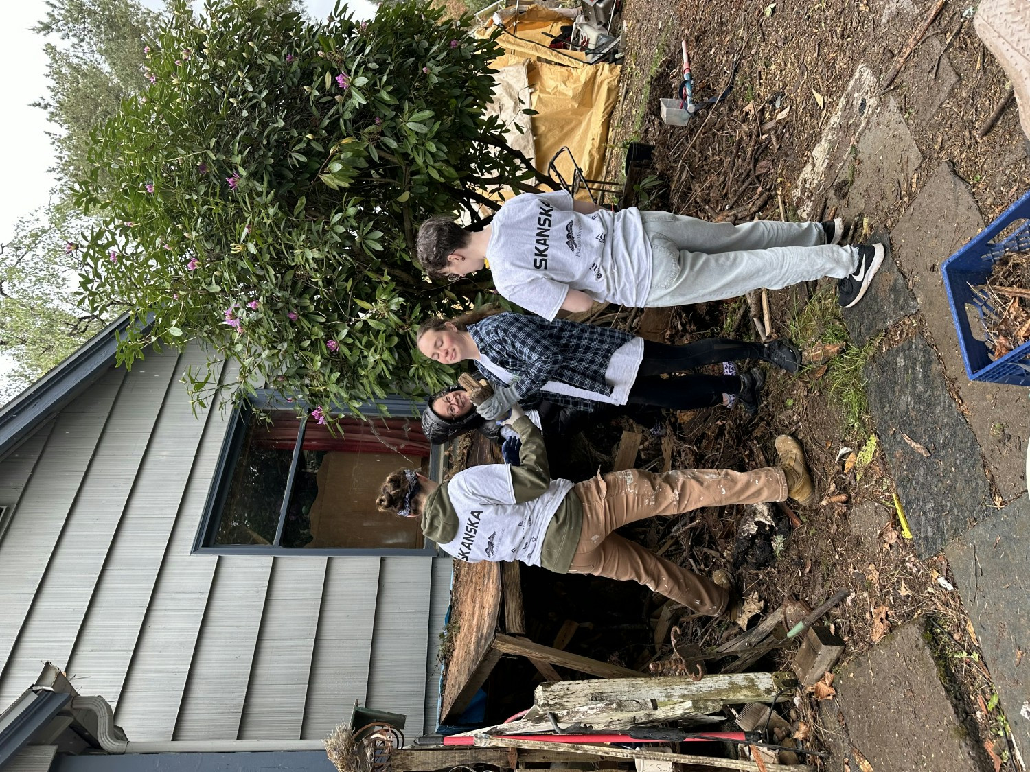 Andor team members volunteering at the 2024 Rebuilding Together event.