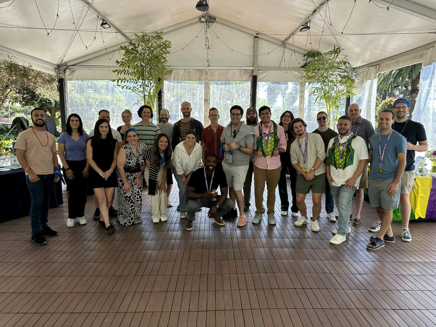 Butter team members at a team building event at the 2024 all company off-site in Berkeley, CA