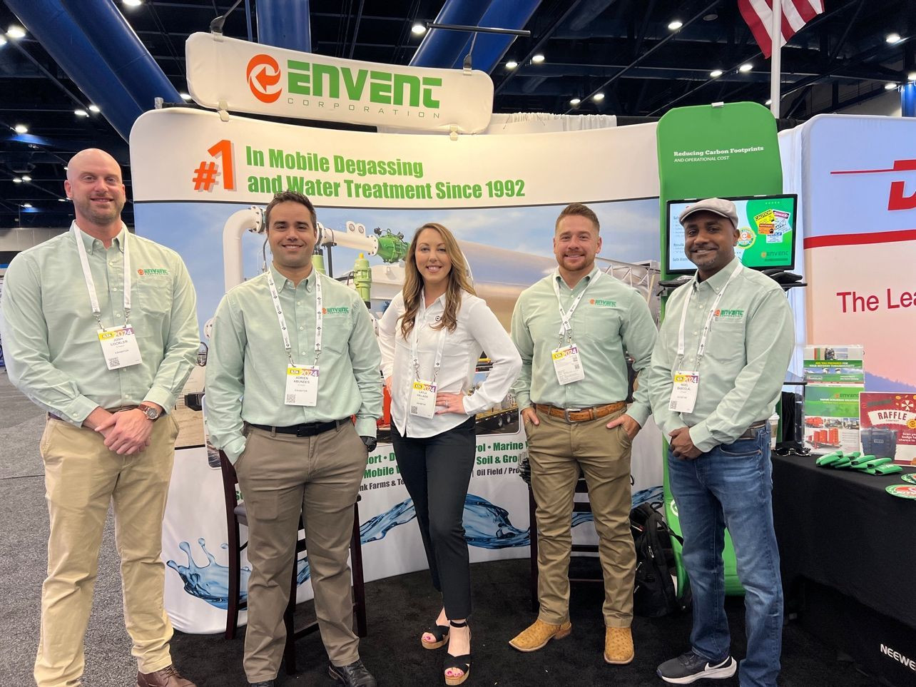 Team Envent at the ILTA 2024 Tradeshow, showcasing our industry-leading environmental solutions.