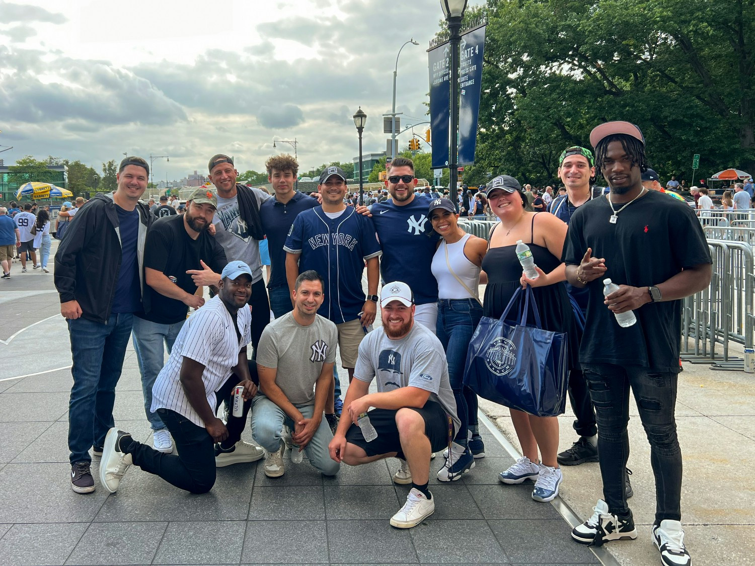 August monthly outing at the Yankees game!