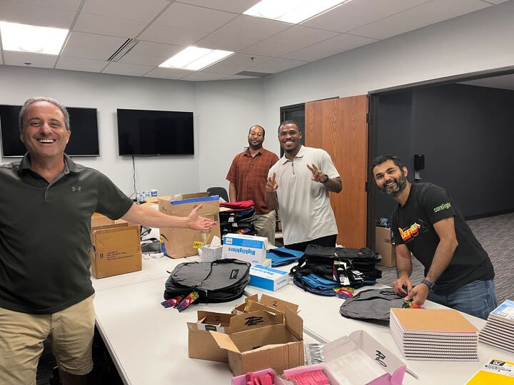 In Columbus, Ohio, Corelighters filled backpacks with school supplies for local high school students.  