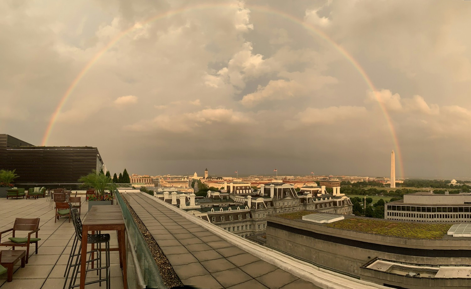 Rainbow at our DC Office.